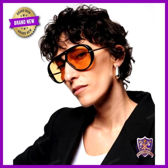 Oversized Aviator Sunglasses Retro Big Frame UV400 Protection Fashion main image 7